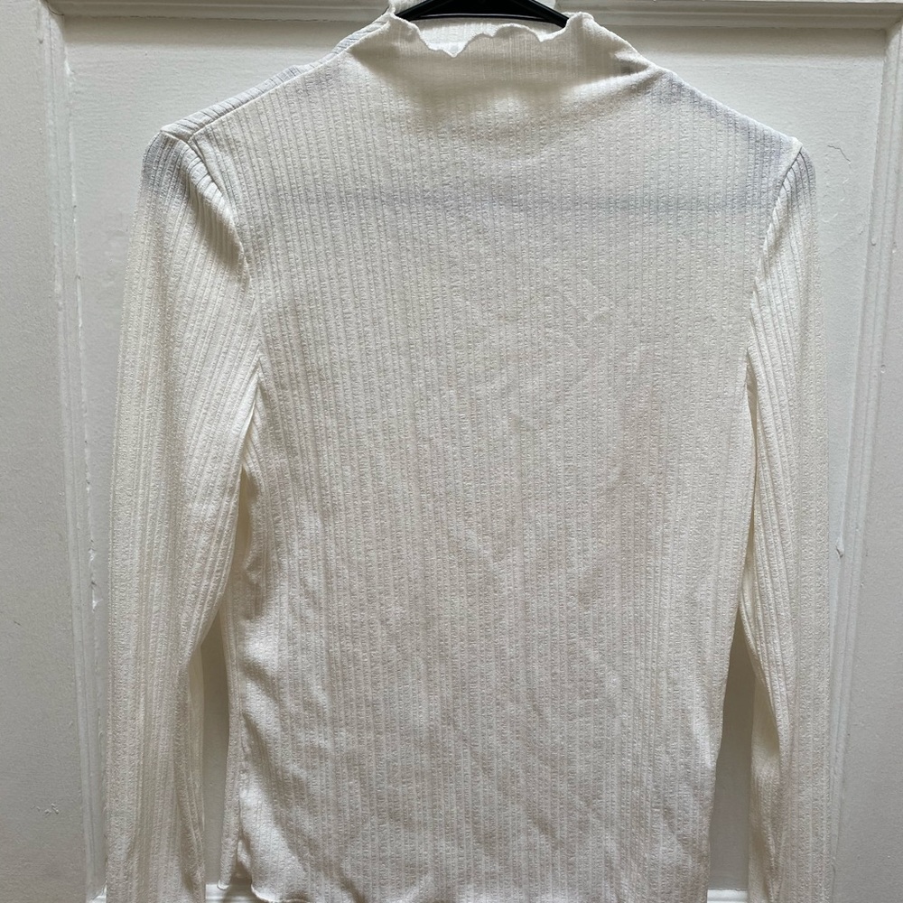 Long sleeve shimmer shirt